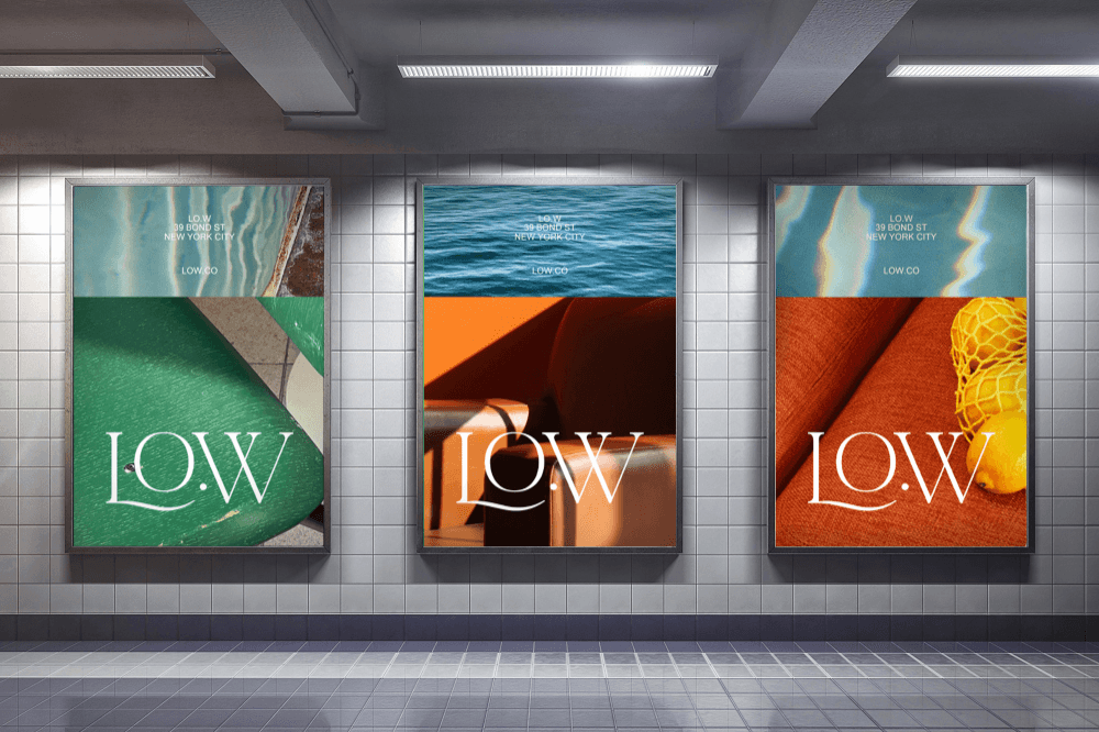 Minimalist advertisement template